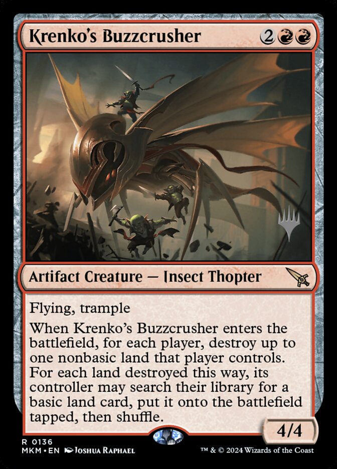 Dezzztruidor de Krenko / Krenko's Buzzcrusher - Magic: The Gathering - MoxLand