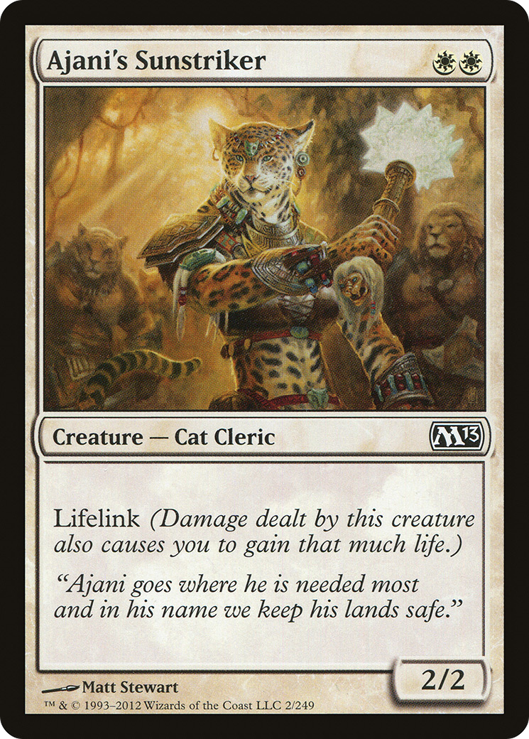 Golpeador Solar de Ajani / Ajani's Sunstriker - Magic: The Gathering - MoxLand