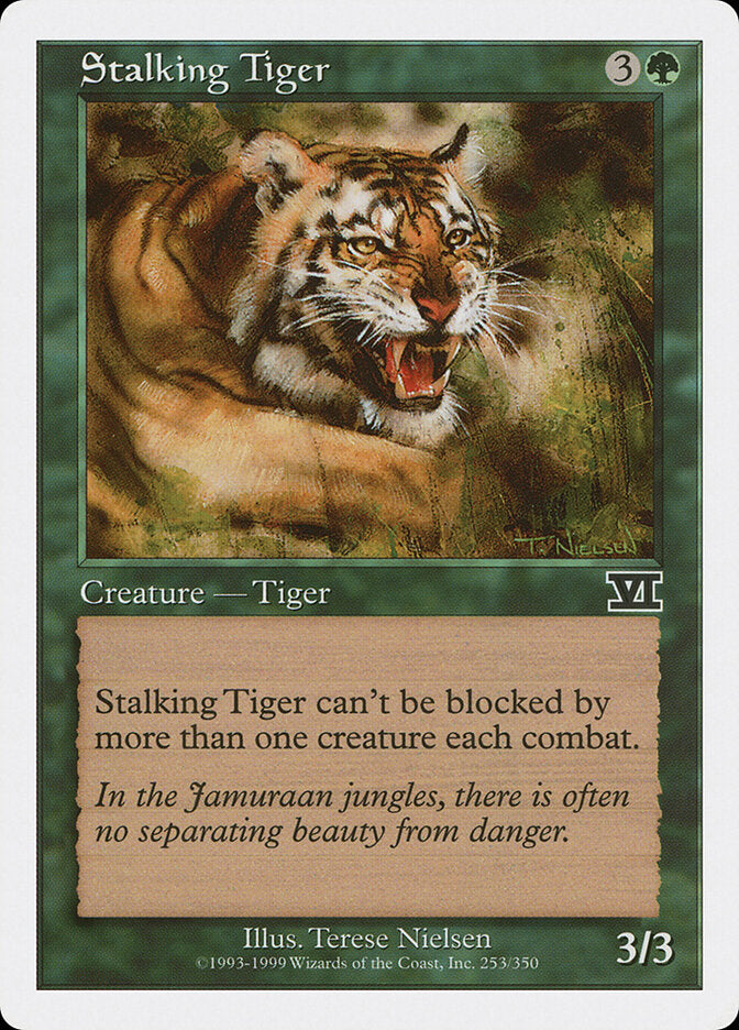 Tigre Caçador / Stalking Tiger - Magic: The Gathering - MoxLand