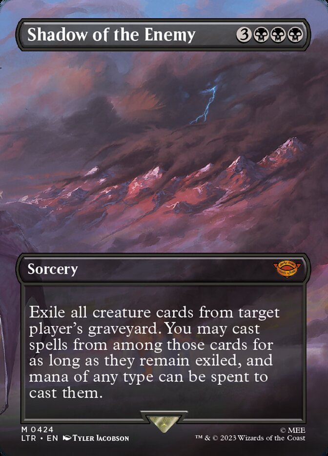 Sombra do Inimigo / Shadow of the Enemy - Magic: The Gathering - MoxLand