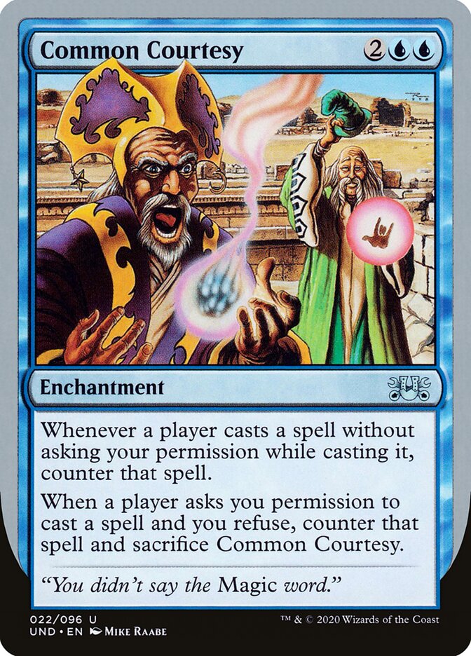 Common Courtesy / Common Courtesy - Magic: The Gathering - MoxLand