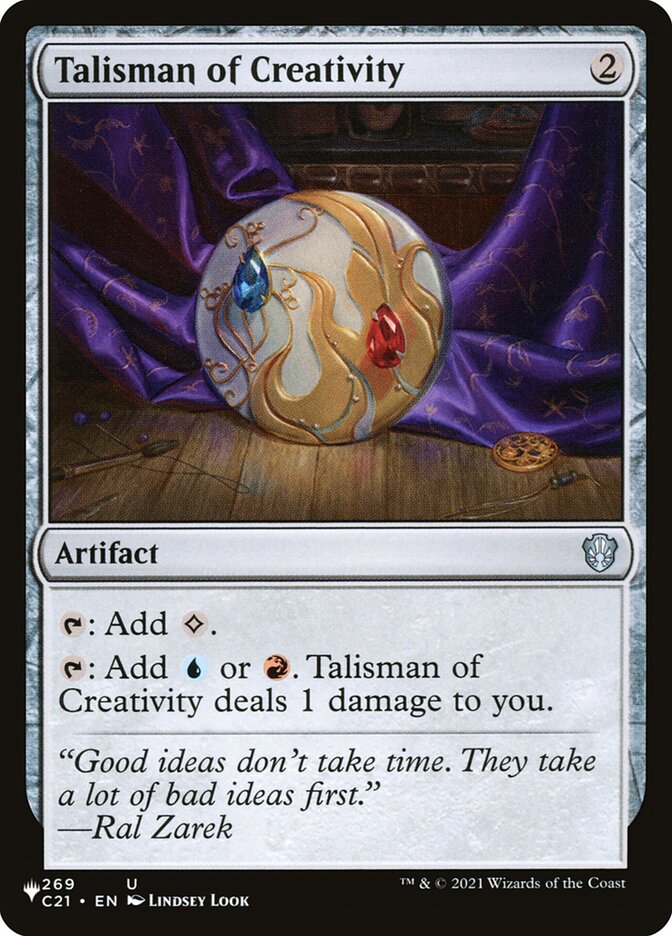Talismã da Criatividade / Talisman of Creativity - Magic: The Gathering - MoxLand