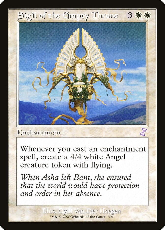Insígnia do Trono Vazio / Sigil of the Empty Throne - Magic: The Gathering - MoxLand