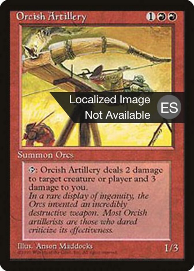 Artilharia Órquica / Orcish Artillery - Magic: The Gathering - MoxLand