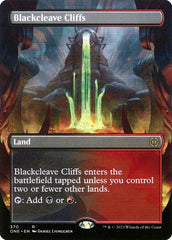 Penhascos de Fenda Negra / Blackcleave Cliffs - Magic: The Gathering - MoxLand