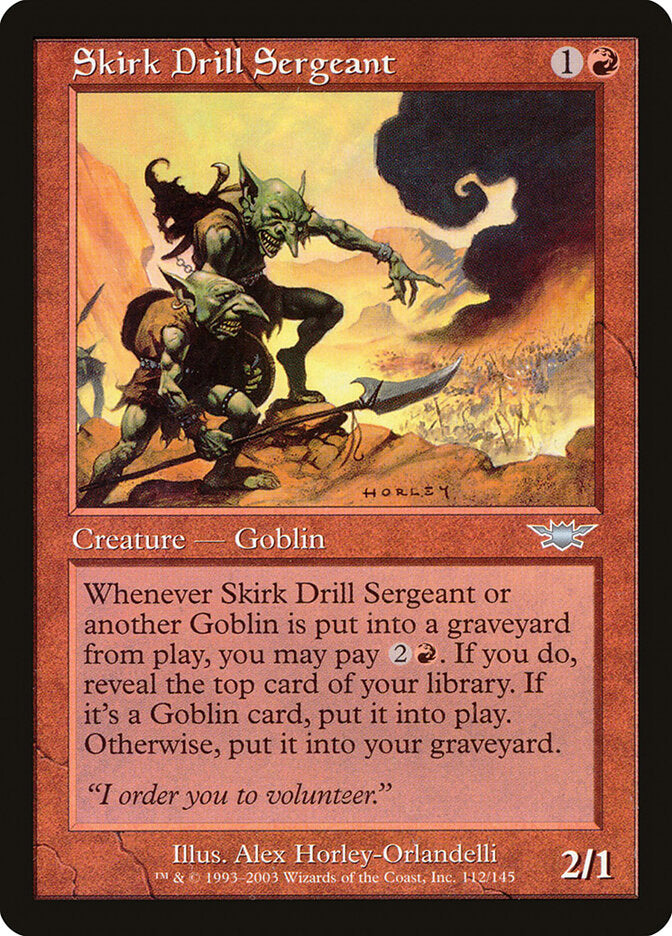 Sargento Perfurador de Skirk / Skirk Drill Sergeant - Magic: The Gathering - MoxLand