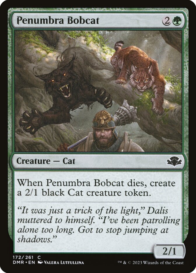 Lince Selvagem Penumbra / Penumbra Bobcat - Magic: The Gathering - MoxLand