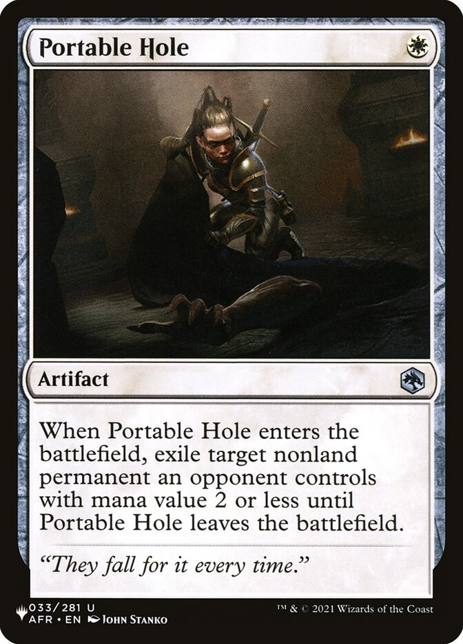 Buraco Portátil / Portable Hole - Magic: The Gathering - MoxLand