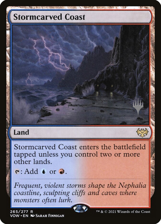 Costa Esculpida pelas Tempestades / Stormcarved Coast - Magic: The Gathering - MoxLand