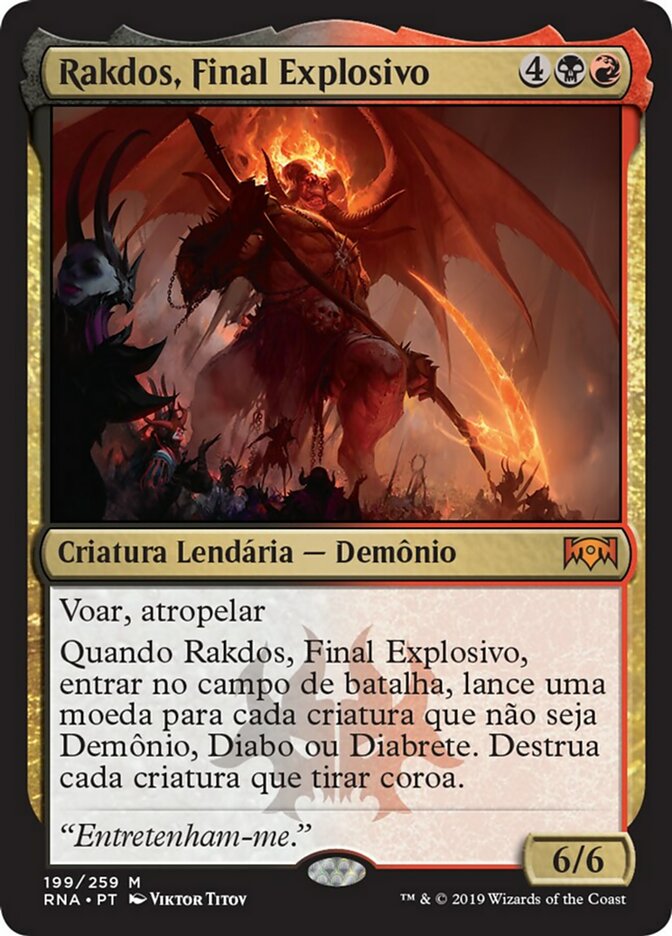 Rakdos, Final Explosivo / Rakdos, the Showstopper - Magic: The Gathering - MoxLand