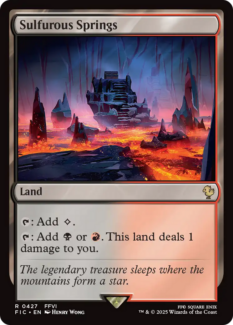 Fontes Sulfurosas / Sulfurous Springs - Magic: The Gathering - MoxLand