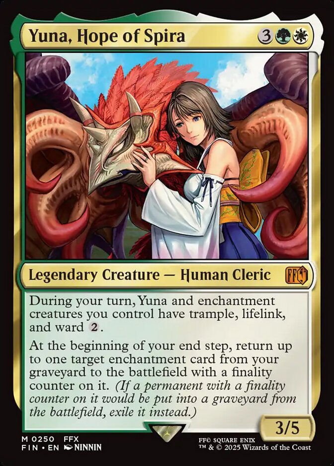 Yuna, Esperança de Spira / Yuna, Hope of Spira - Magic: The Gathering - MoxLand