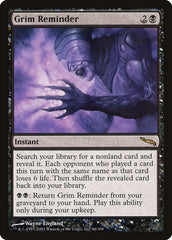 Lembrete Sinistro / Grim Reminder - Magic: The Gathering - MoxLand