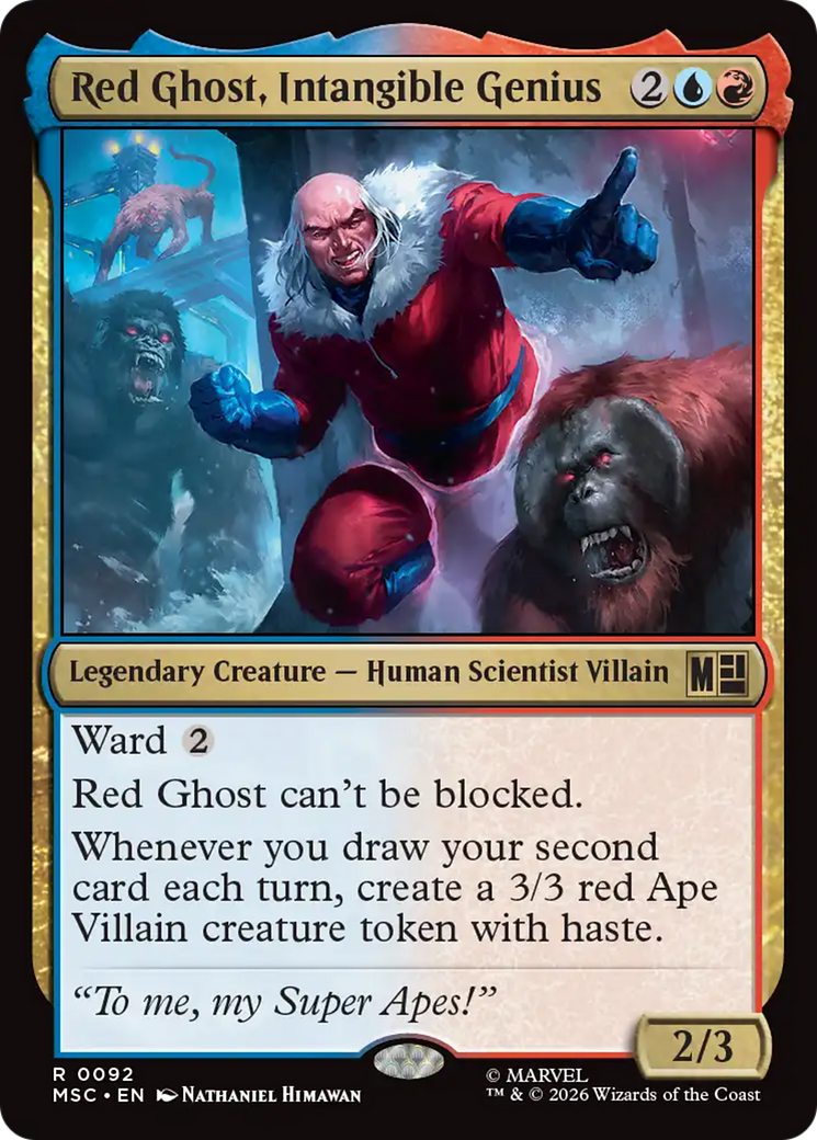 Red Ghost, Intangible Genius - Magic: The Gathering - MoxLand