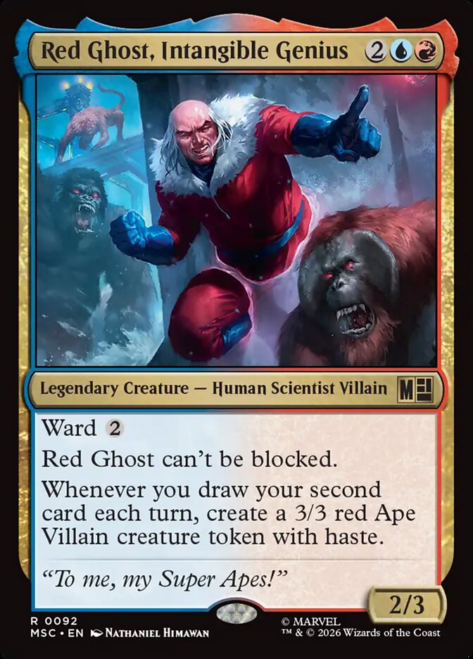 Red Ghost, Intangible Genius - Magic: The Gathering - MoxLand