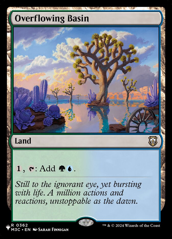 Overflowing Basin - Magic: The Gathering - MoxLand
