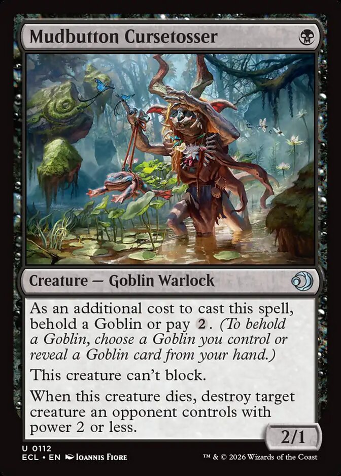 Lança-maldições de Brotolama / Mudbutton Cursetosser - Magic: The Gathering - MoxLand