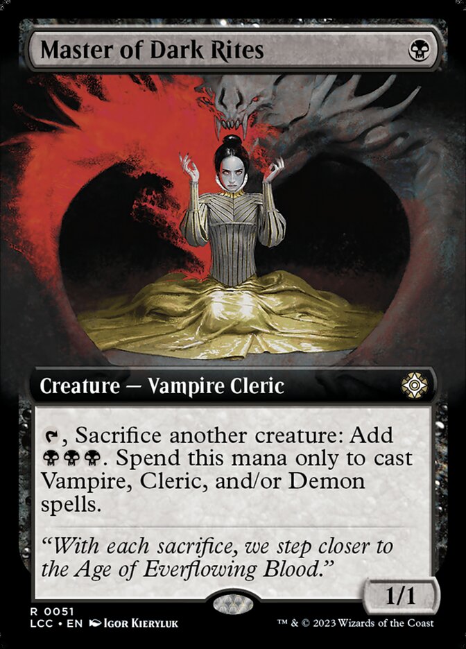 Mestra dos Ritos Sombrios / Master of Dark Rites - Magic: The Gathering - MoxLand