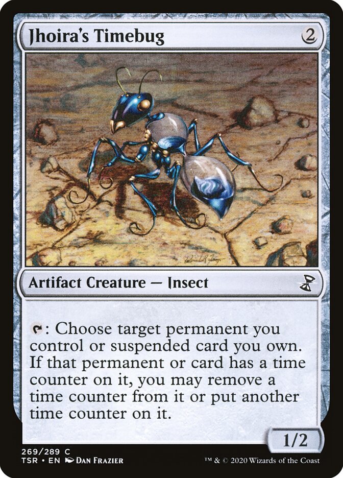 Inseto-ampulheta de Jhoira / Jhoira's Timebug - Magic: The Gathering - MoxLand