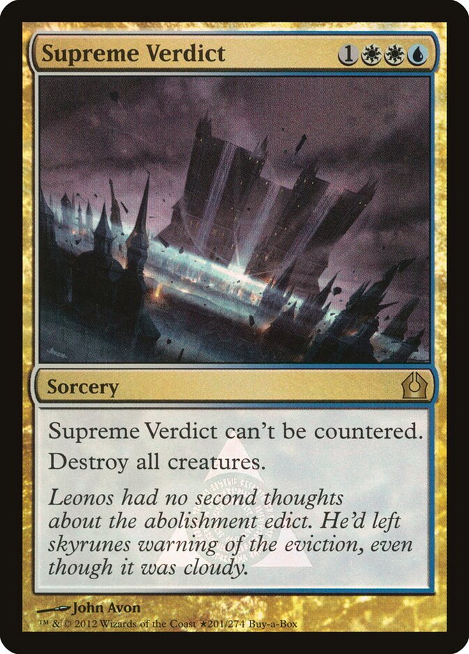 Veredito Supremo / Supreme Verdict - Magic: The Gathering - MoxLand