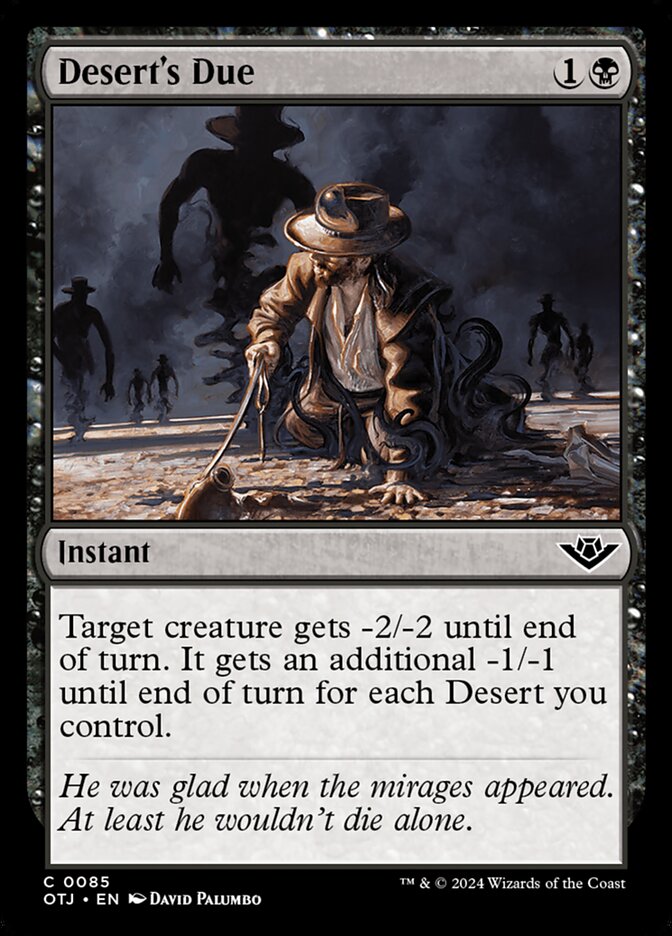 Quota do Deserto / Desert's Due - Magic: The Gathering - MoxLand