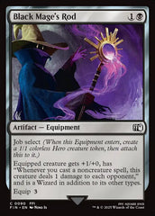 Cajado do Mago Negro / Black Mage's Rod - Magic: The Gathering - MoxLand
