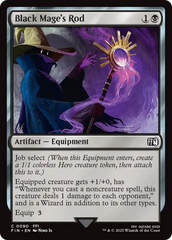 Cajado do Mago Negro / Black Mage's Rod - Magic: The Gathering - MoxLand