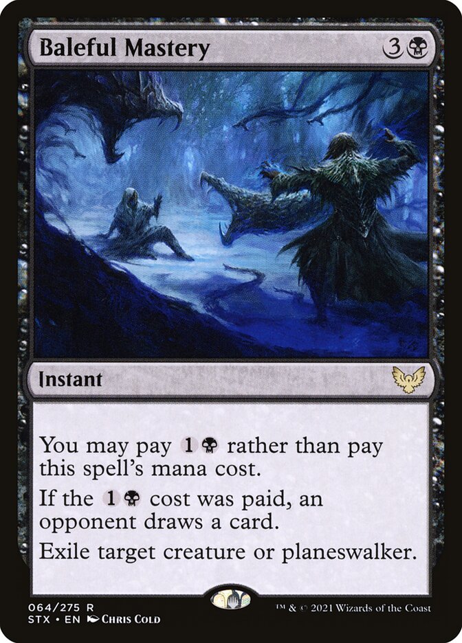 Maestria Funesta / Baleful Mastery - Magic: The Gathering - MoxLand