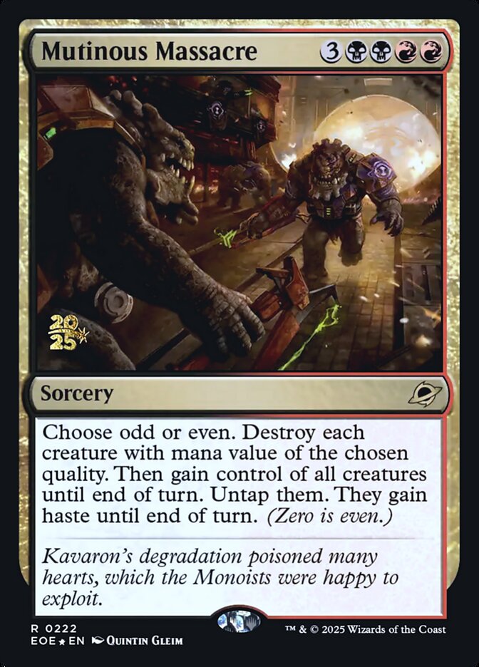Mutinous Massacre - Magic: The Gathering - MoxLand