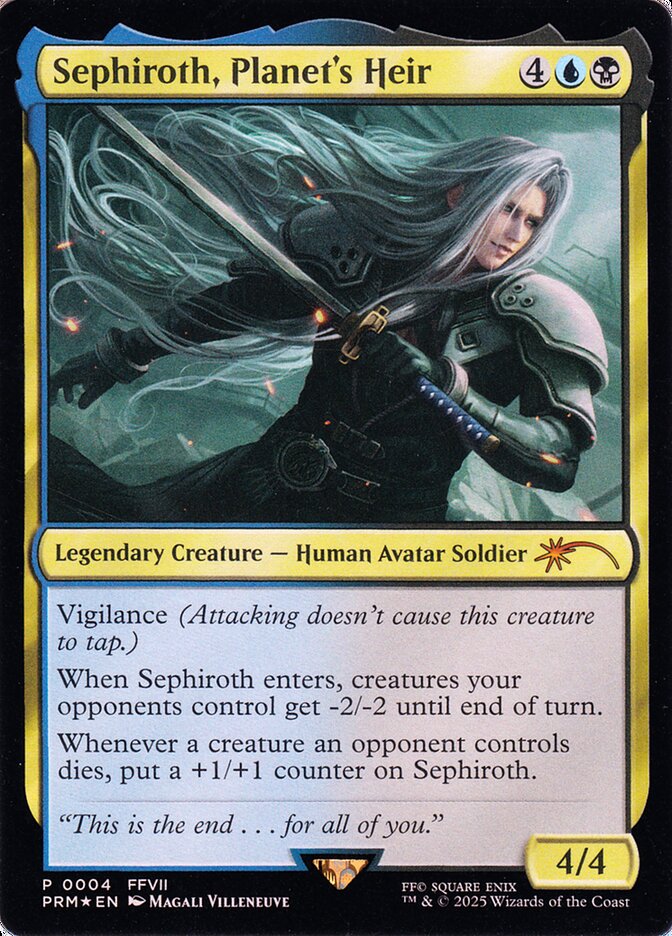 Sephiroth, Planet's Heir - Magic: The Gathering - MoxLand