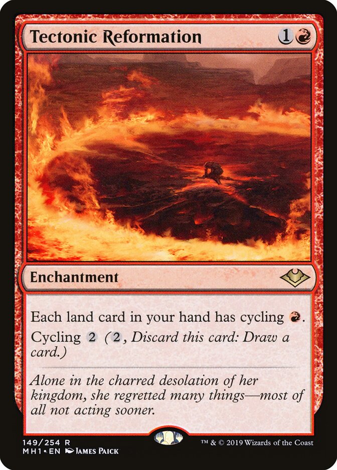 Reforma Tectônica / Tectonic Reformation - Magic: The Gathering - MoxLand