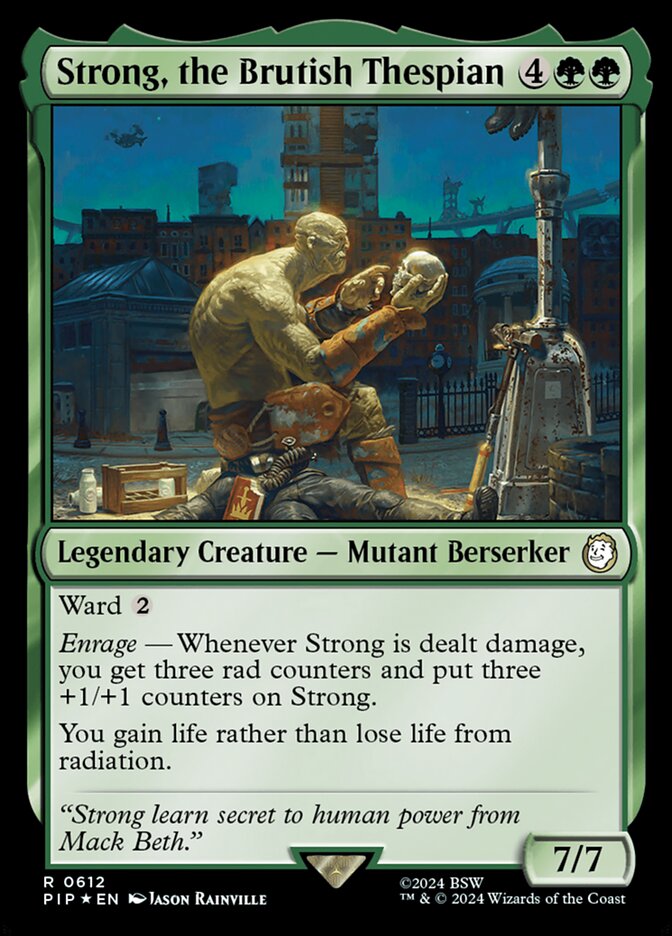 Strong, the Brutish Thespian - Magic: The Gathering - MoxLand