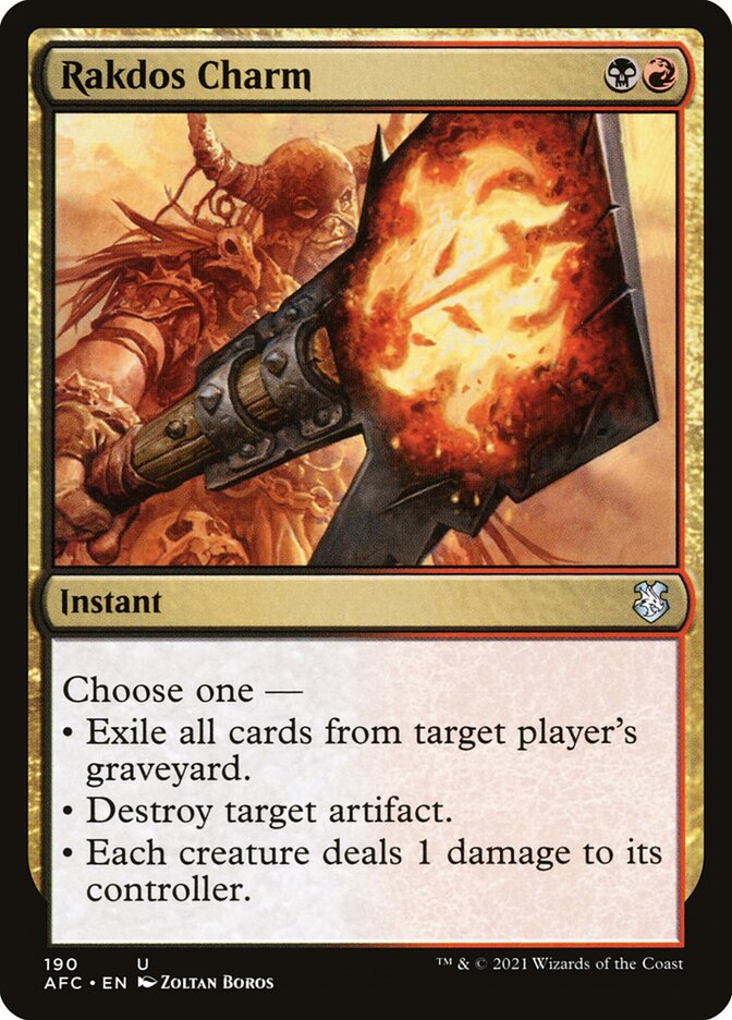 Amuleto Rakdos / Rakdos Charm - Magic: The Gathering - MoxLand
