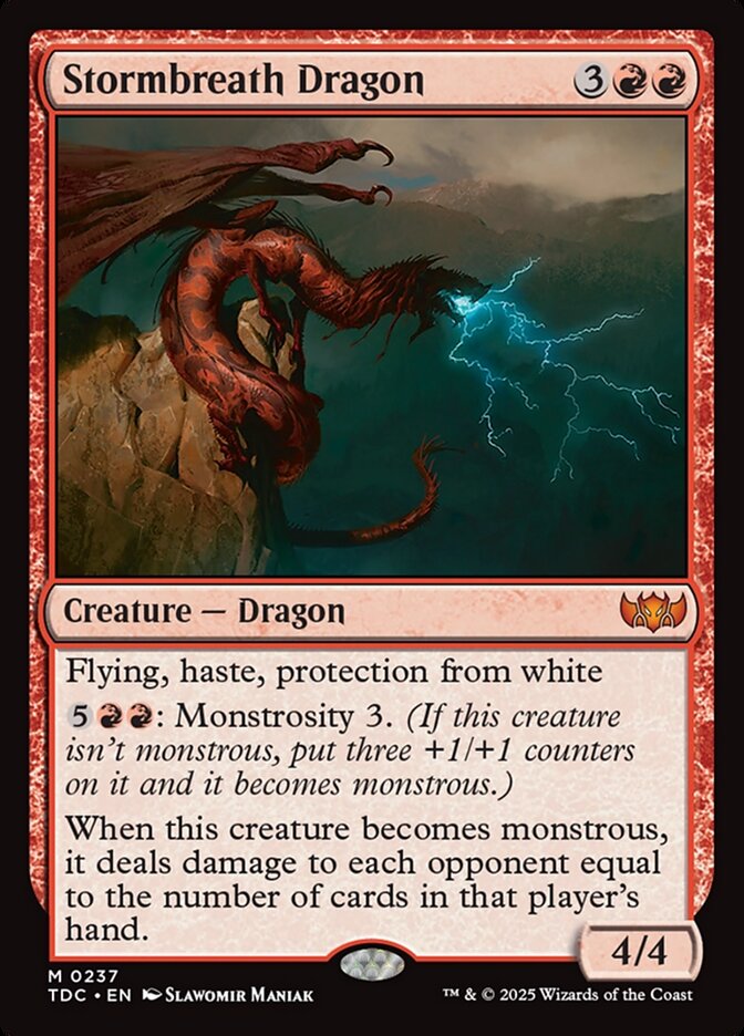 Dragão Sopro de Tempestade / Stormbreath Dragon - Magic: The Gathering - MoxLand