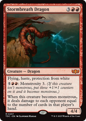 Dragão Sopro de Tempestade / Stormbreath Dragon - Magic: The Gathering - MoxLand