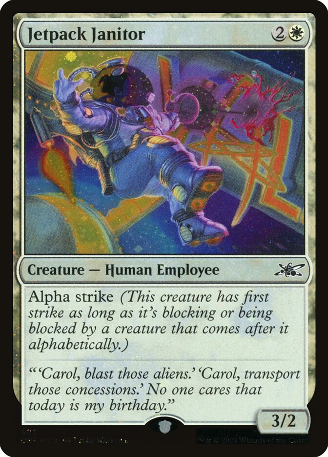 Jetpack Janitor - Magic: The Gathering - MoxLand