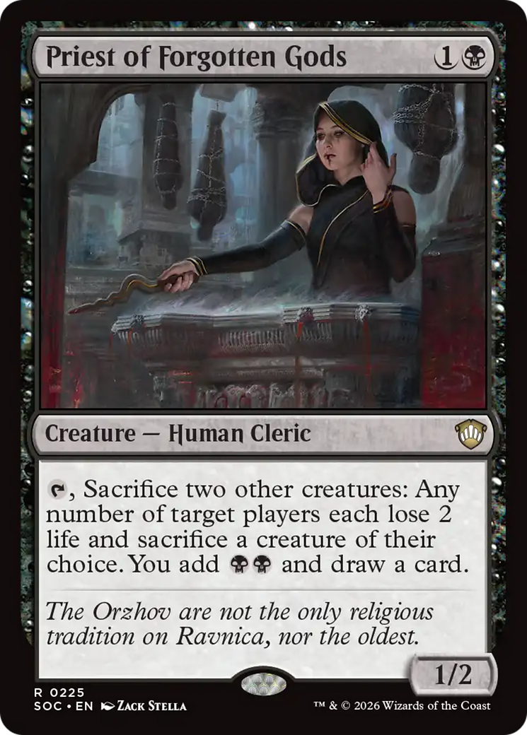 Sacerdotisa dos Deuses Esquecidos / Priest of Forgotten Gods - Magic: The Gathering - MoxLand