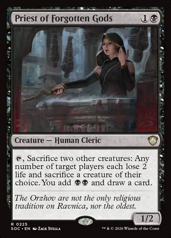 Sacerdotisa dos Deuses Esquecidos / Priest of Forgotten Gods - Magic: The Gathering - MoxLand