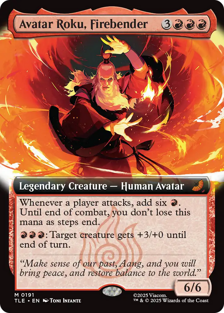 Avatar Roku, Dobrador de Fogo / Avatar Roku, Firebender - Magic: The Gathering - MoxLand
