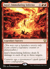 Inferno Imolante de Jaya / Jaya's Immolating Inferno - Magic: The Gathering - MoxLand