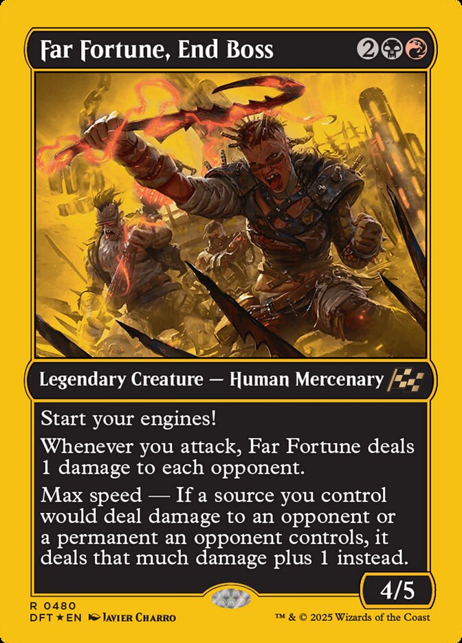 Desfortuna, Chefe Apocalíptica / Far Fortune, End Boss - Magic: The Gathering - MoxLand