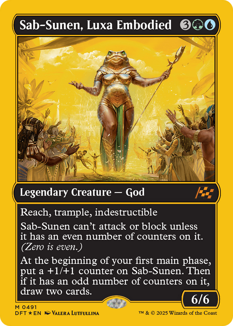 Sab-Sunen, Encarnação de Luxa / Sab-Sunen, Luxa Embodied - Magic: The Gathering - MoxLand