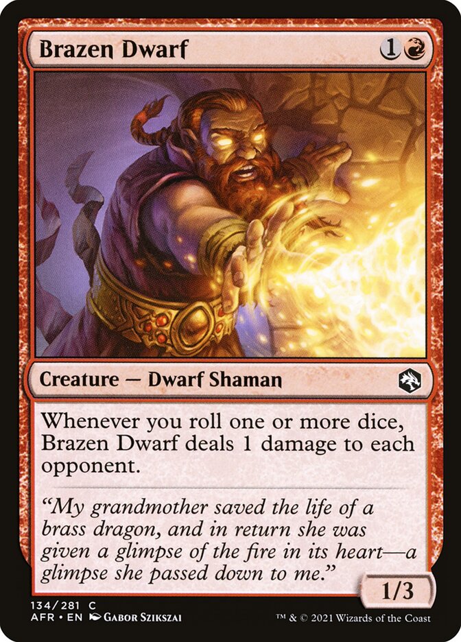Anão Brônzeo / Brazen Dwarf - Magic: The Gathering - MoxLand