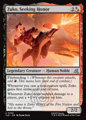 Zuko, Em Busca de Honra / Zuko, Seeking Honor - Magic: The Gathering - MoxLand
