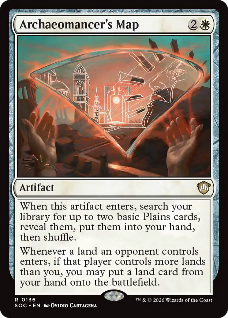 Mapa do Arqueomante / Archaeomancer's Map - Magic: The Gathering - MoxLand
