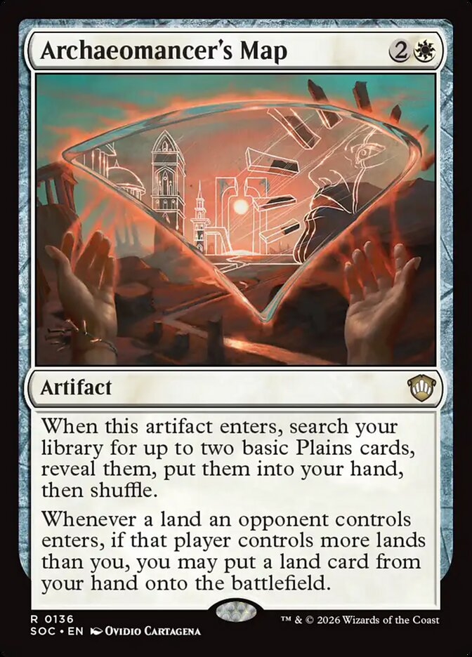 Mapa do Arqueomante / Archaeomancer's Map - Magic: The Gathering - MoxLand