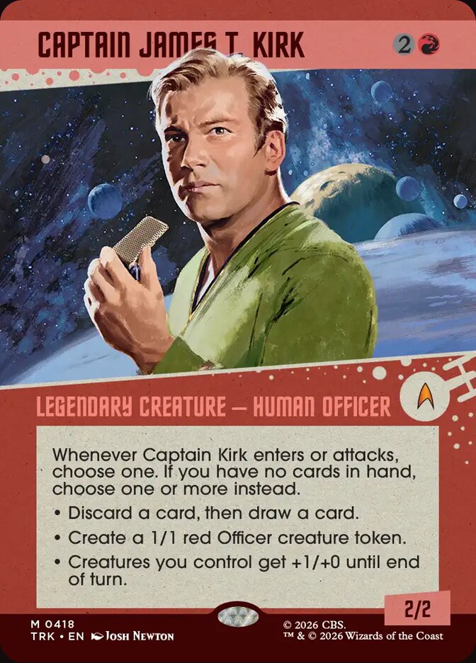 Captain James T. Kirk - Magic: The Gathering - MoxLand
