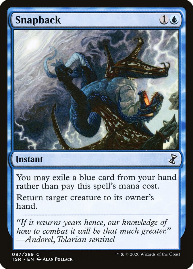 Ricochetear / Snapback - Magic: The Gathering - MoxLand