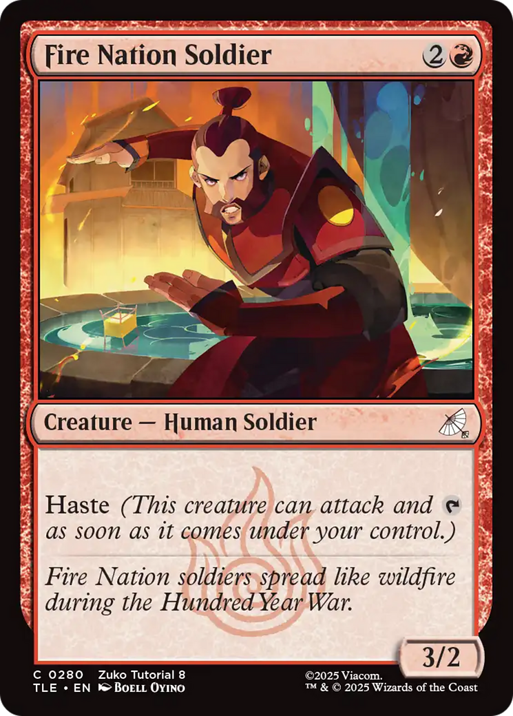 Soldado da Nação do Fogo / Fire Nation Soldier - Magic: The Gathering - MoxLand