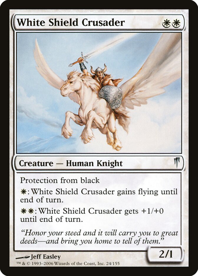Cruzado do Escudo Branco / White Shield Crusader - Magic: The Gathering - MoxLand